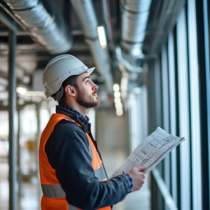 Graphical drawing of a green and environmentally friendly small house